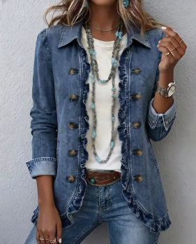 Veste Blazer Vara à Volants