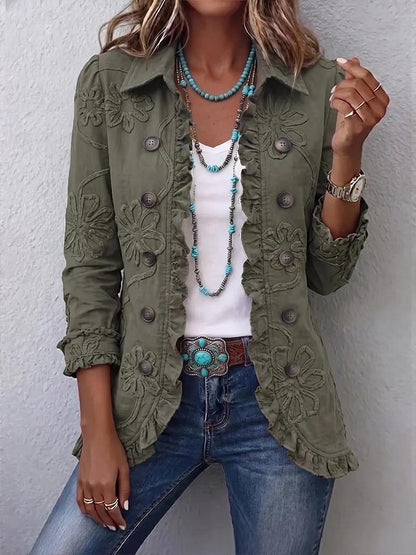Veste Blazer Vara à Volants