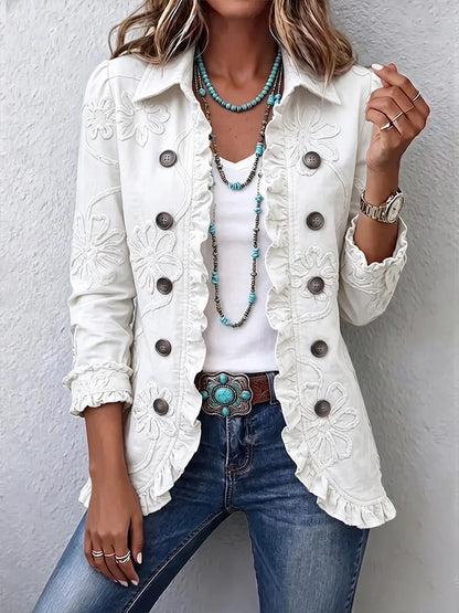 Veste Blazer Vara à Volants